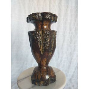 Hand Turned Wooden Vase Genuine Chrysanthemum Wood, very unique